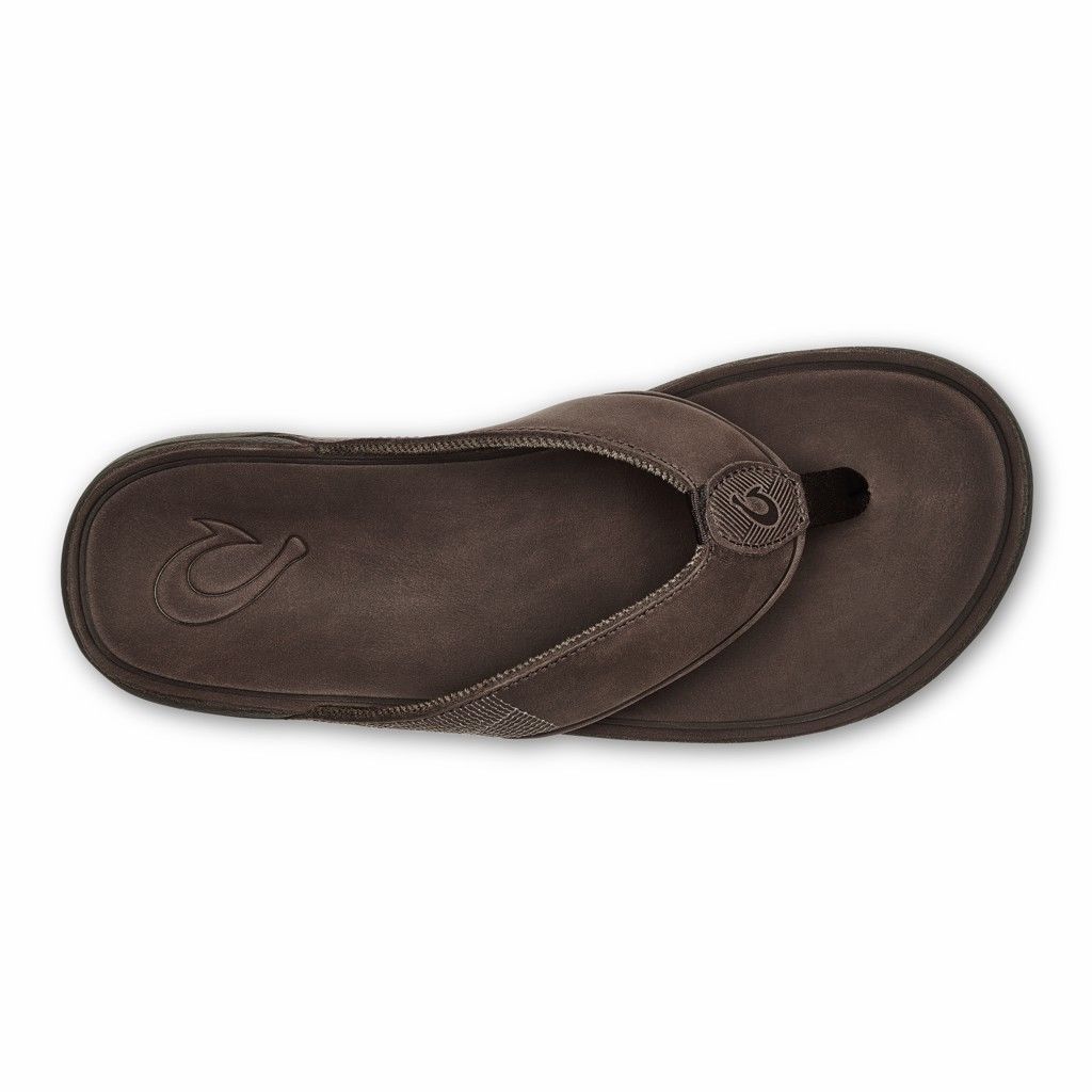 Sandalias Olukai Tuahine - Chanclas Hombre Cafes 20478-236